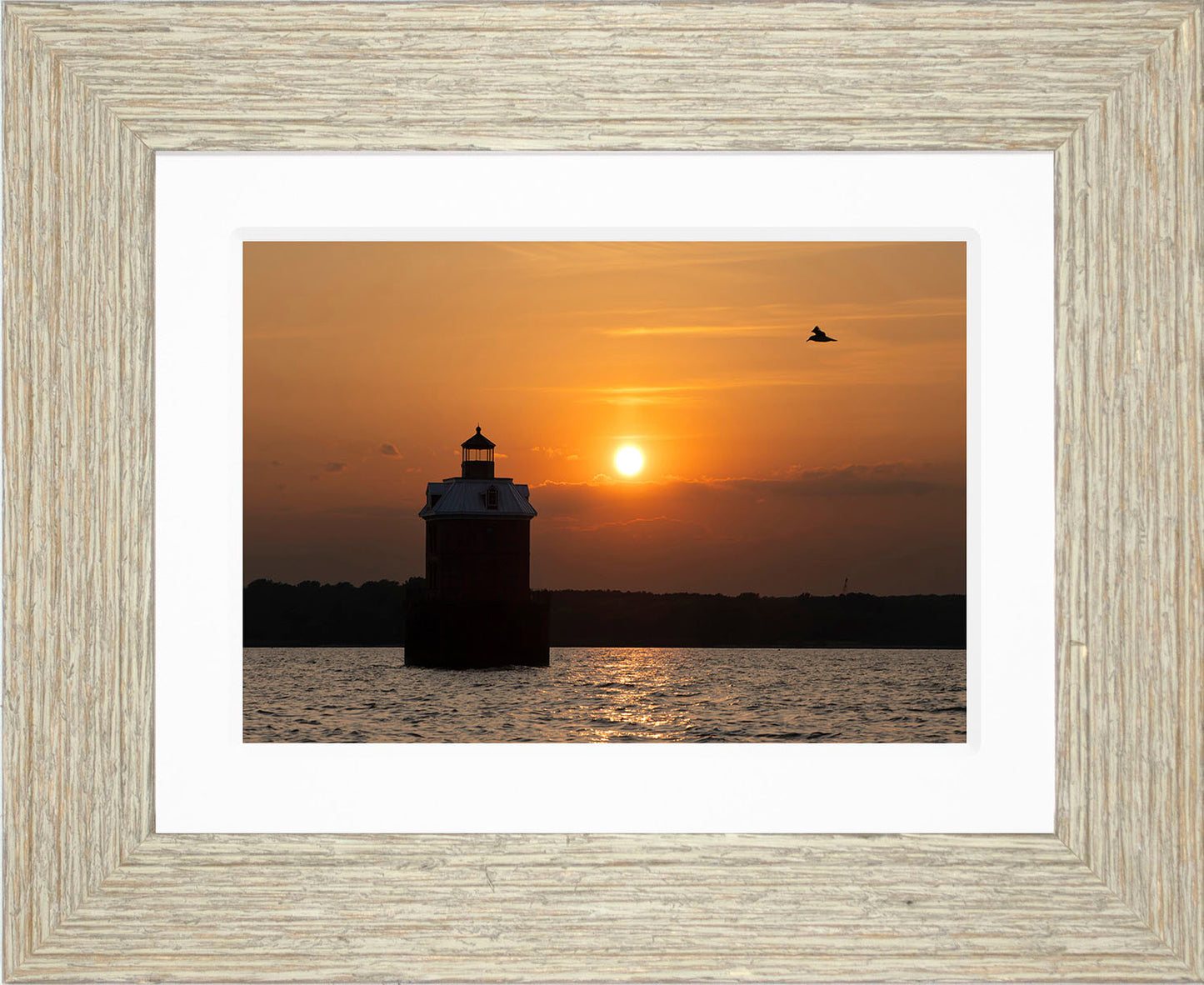 Sunset at Sandy Point Light