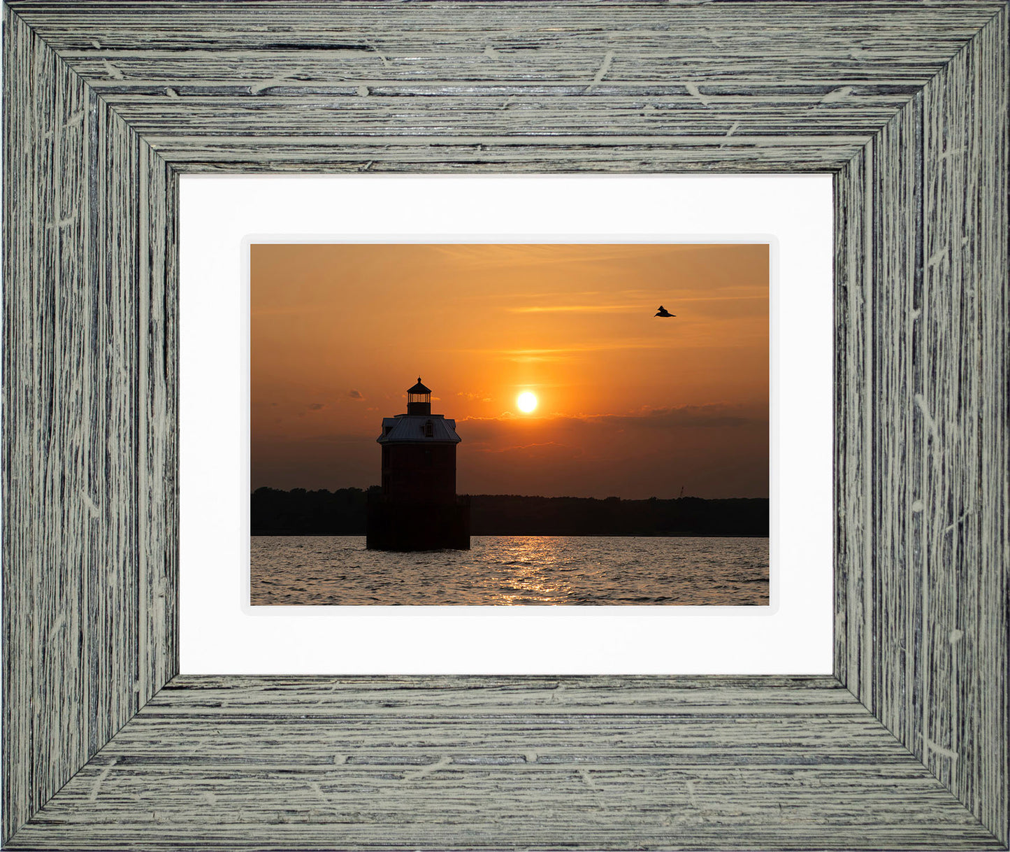 Sunset at Sandy Point Light