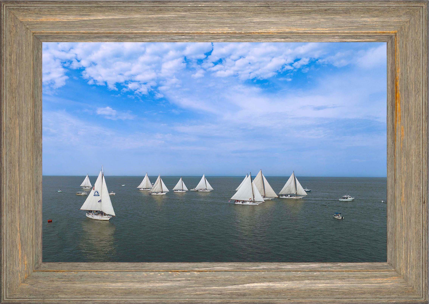 2023 Deal Island Skipjack Races - And It Begins -- Digital Print