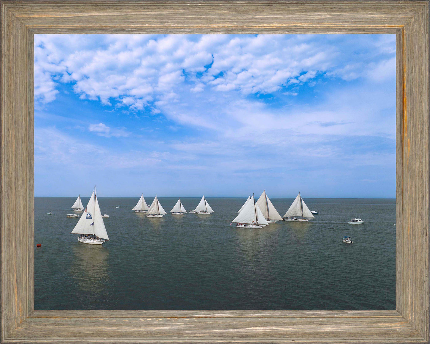 2023 Deal Island Skipjack Races - And It Begins -- Digital Print