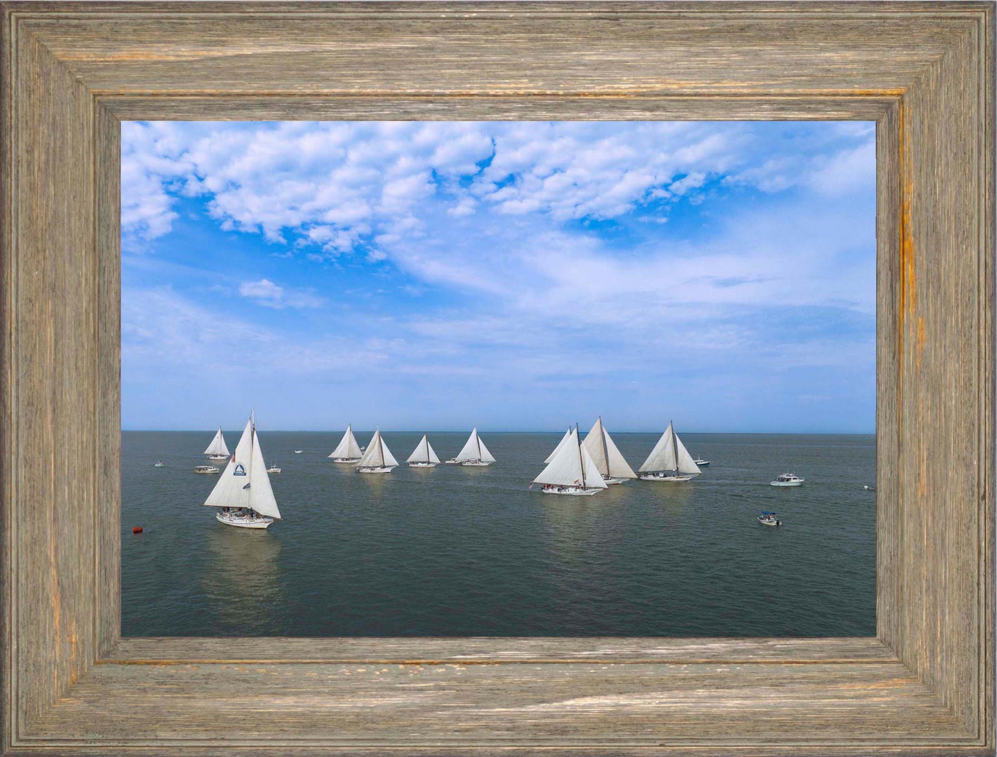 2023 Deal Island Skipjack Races - And It Begins -- Digital Print