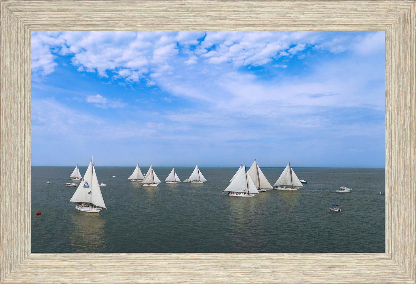 2023 Deal Island Skipjack Races - And It Begins -- Digital Print