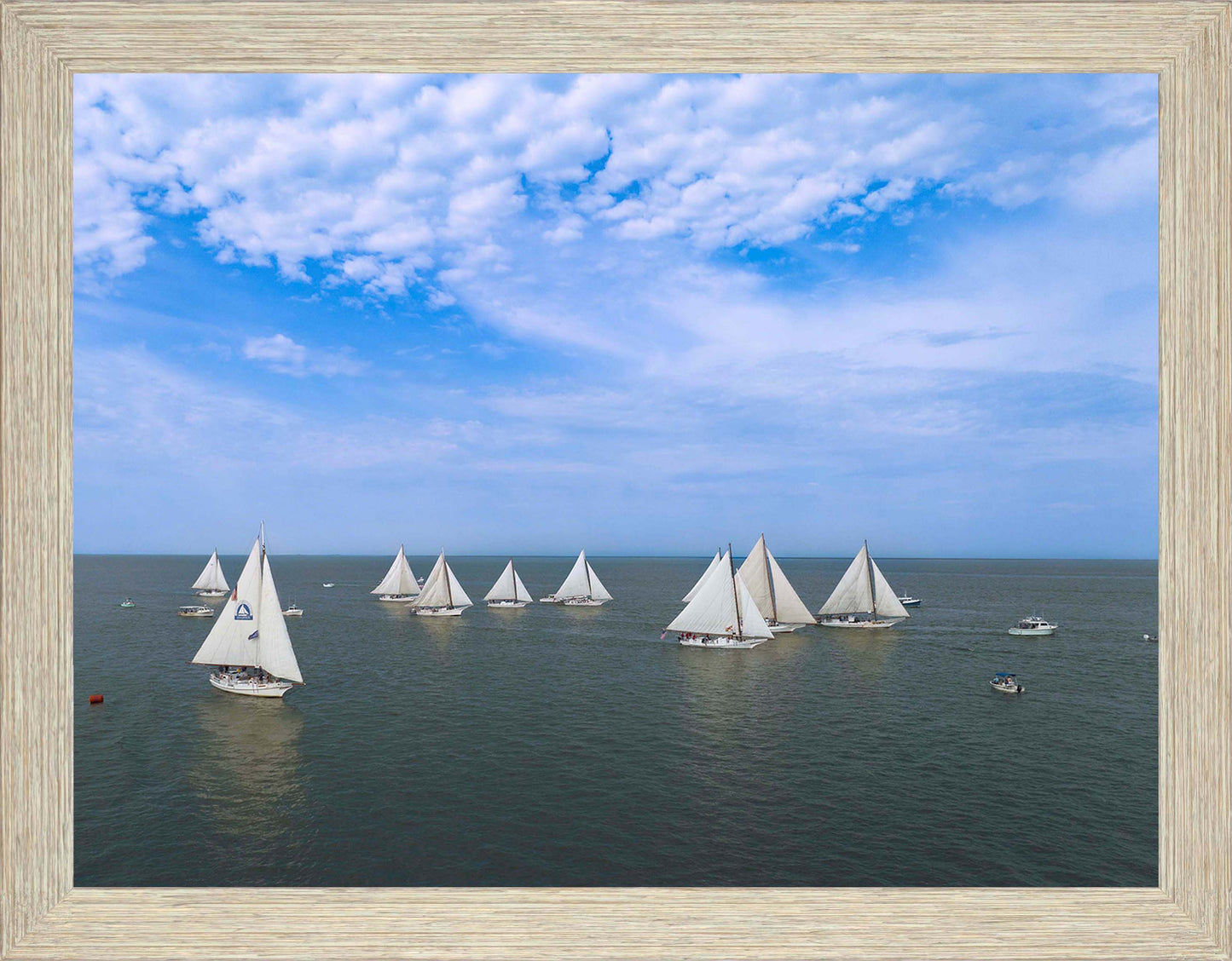 2023 Deal Island Skipjack Races - And It Begins -- Digital Print