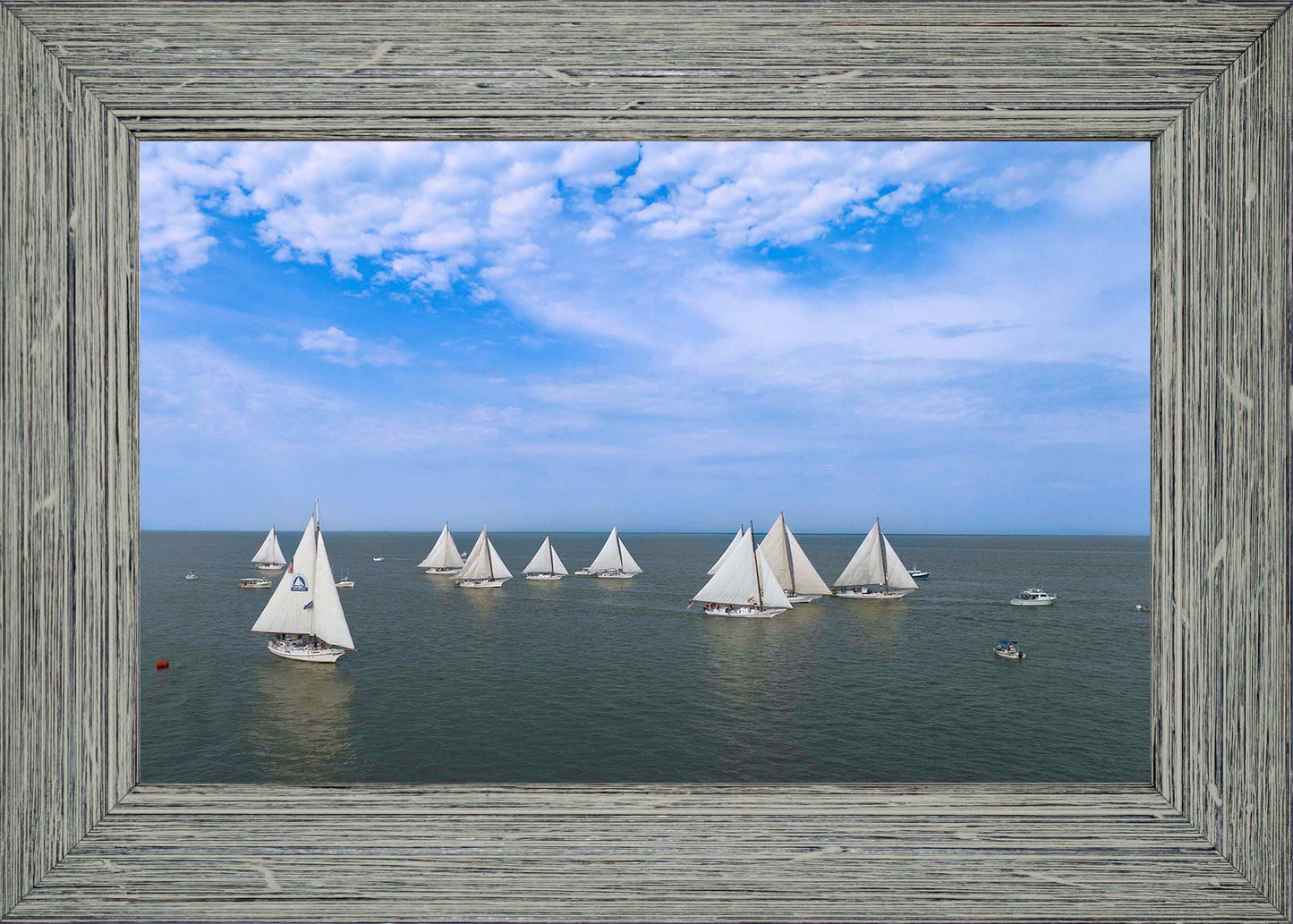 2023 Deal Island Skipjack Races - And It Begins -- Digital Print