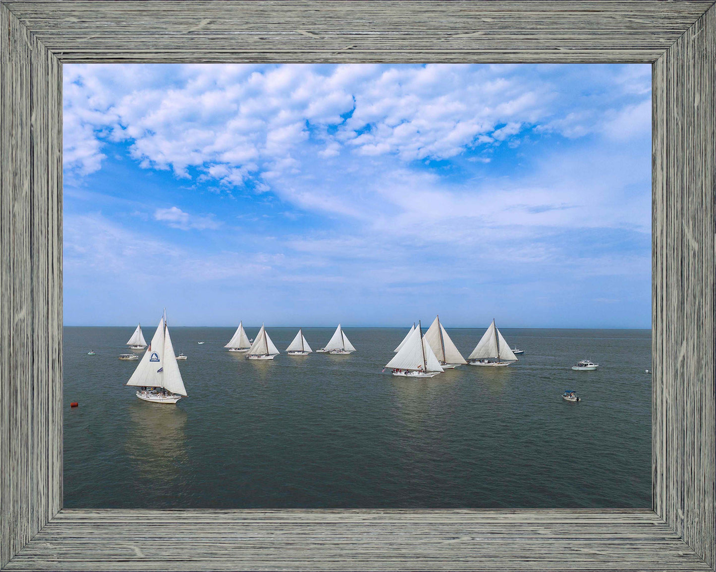 2023 Deal Island Skipjack Races - And It Begins -- Digital Print