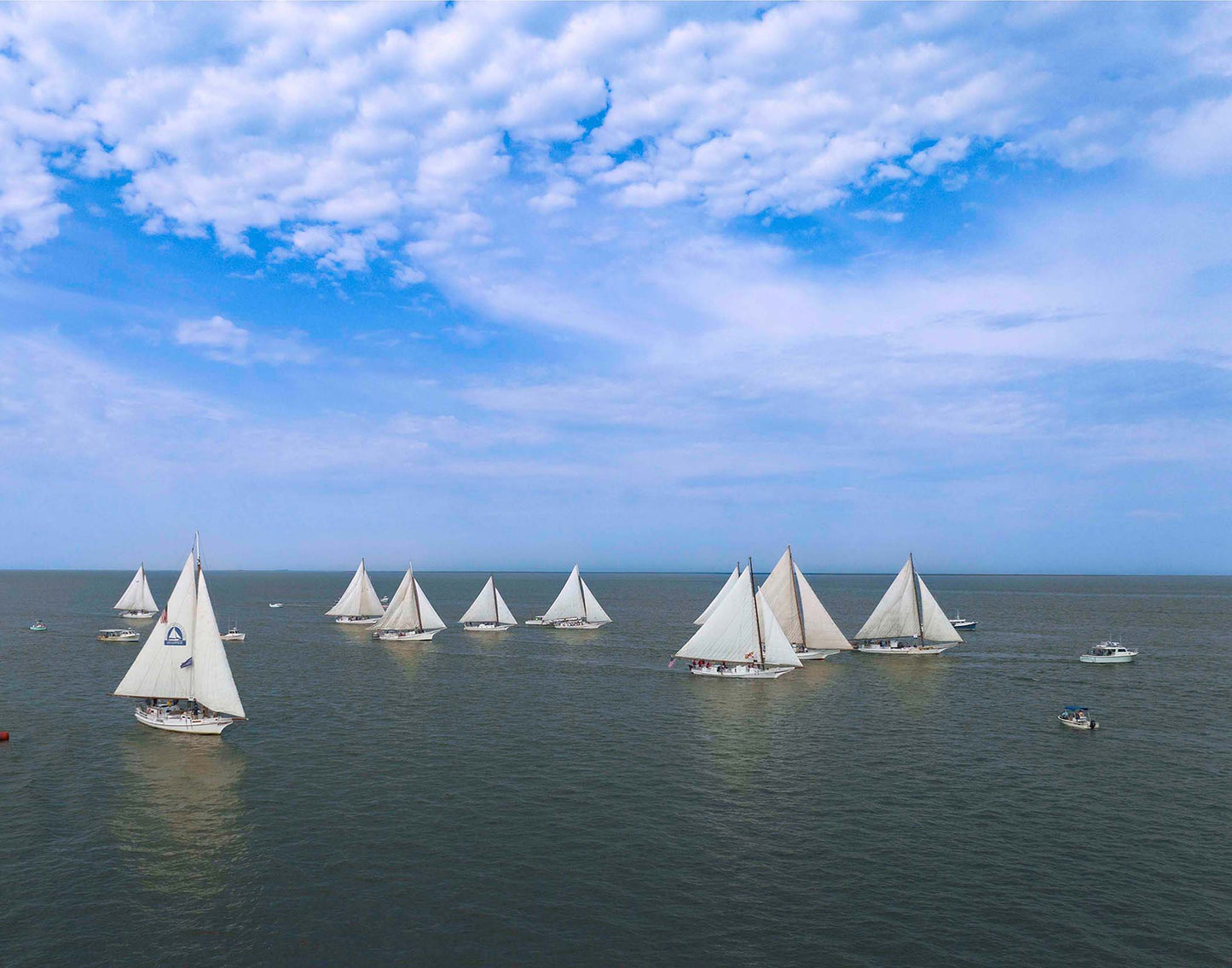 2023 Deal Island Skipjack Races - And It Begins -- Digital Print
