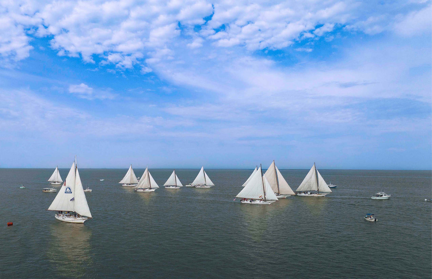 2023 Deal Island Skipjack Races - And It Begins -- Digital Print