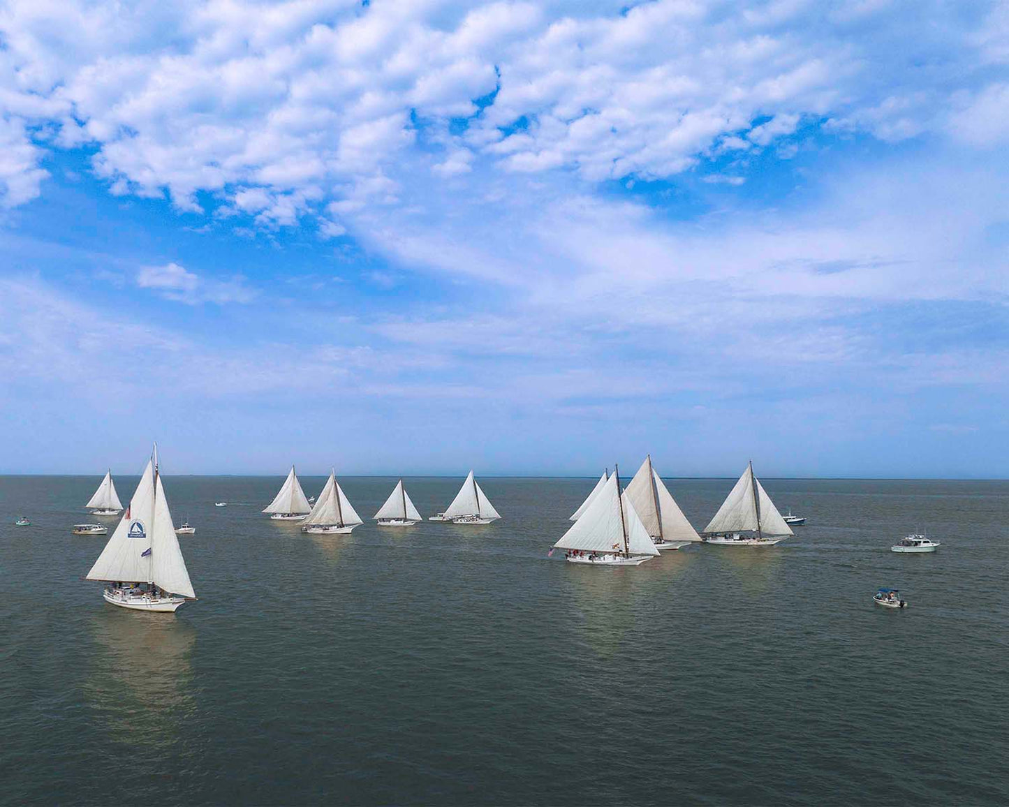 2023 Deal Island Skipjack Races - And It Begins -- Digital Print