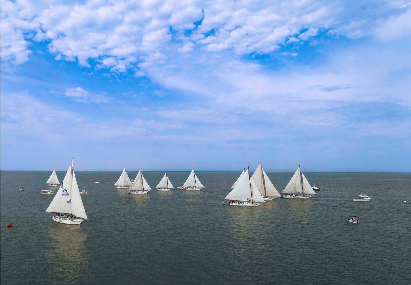 2023 Deal Island Skipjack Races - And It Begins -- Digital Print