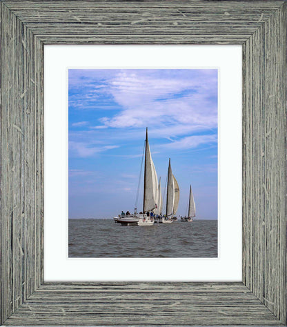 2023 Deal Island Skipjack Races - Committee Boat Run -- Digital Print