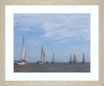 2023 Deal Island Skipjack Races - Spreading the Field (Color)