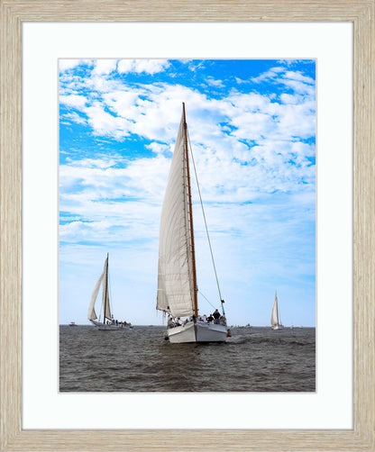 2023 Deal Island Skipjack Races - Staring Down the Bowsprit (Ruark) -- Digital Print