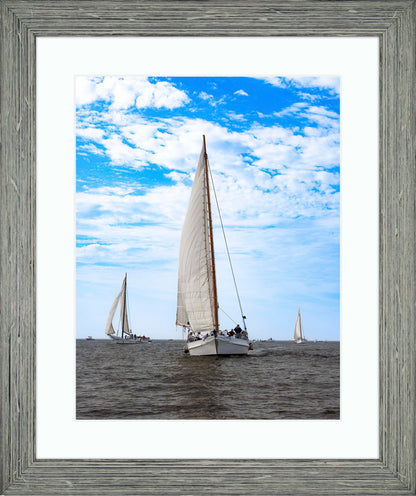 2023 Deal Island Skipjack Races - Staring Down the Bowsprit (Ruark) -- Digital Print