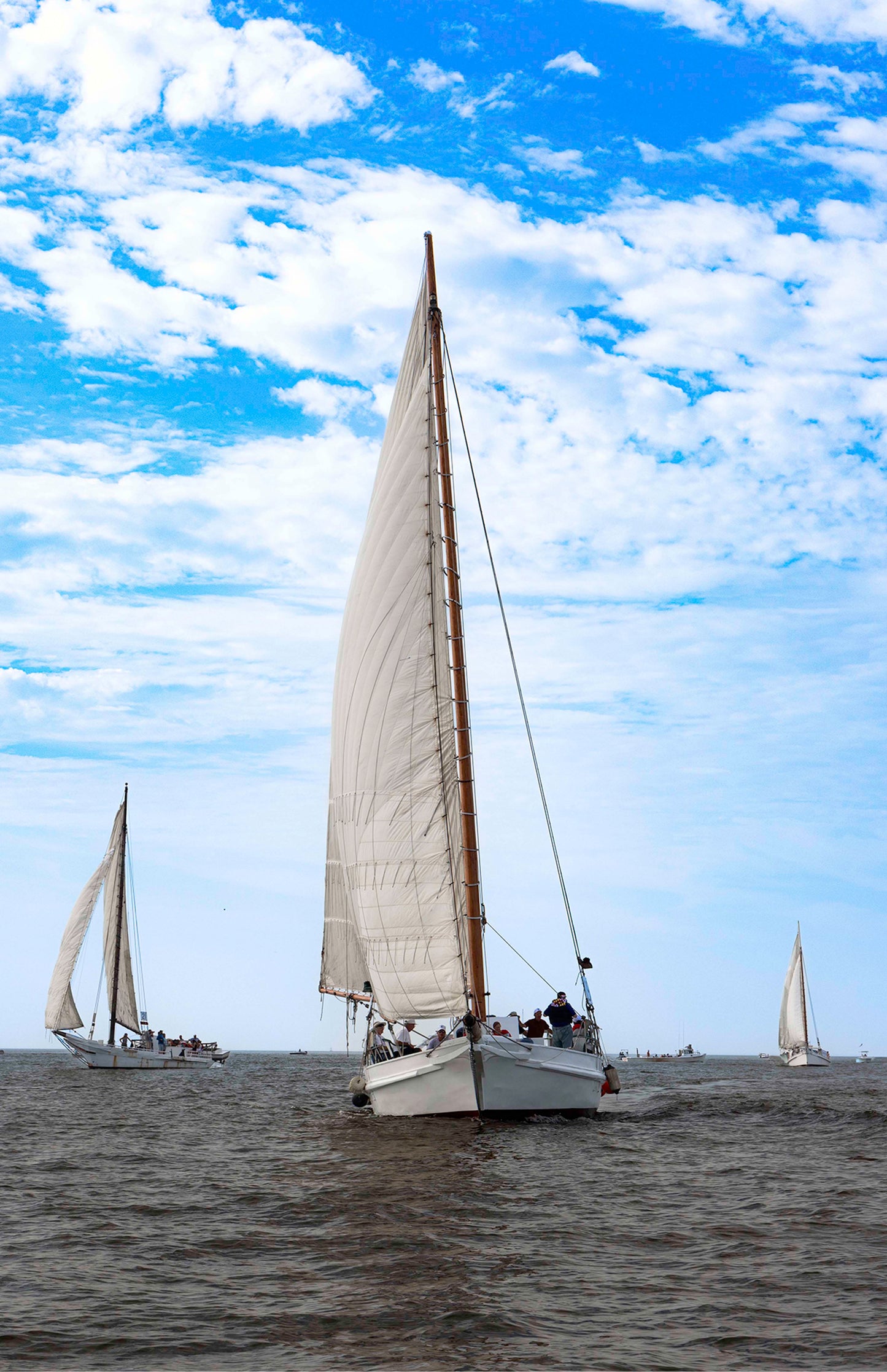 2023 Deal Island Skipjack Races - Staring Down the Bowsprit (Ruark) -- Digital Print