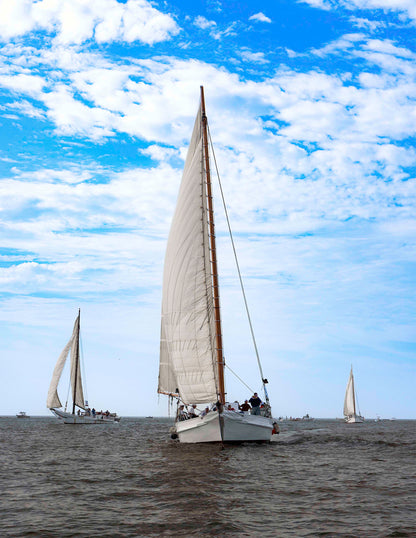 2023 Deal Island Skipjack Races - Staring Down the Bowsprit (Ruark) -- Digital Print