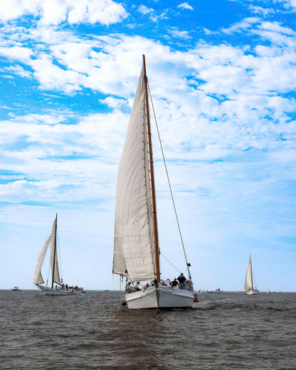 2023 Deal Island Skipjack Races - Staring Down the Bowsprit (Ruark)