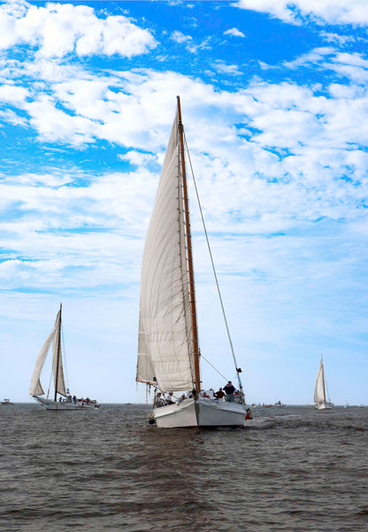 2023 Deal Island Skipjack Races - Staring Down the Bowsprit (Ruark)