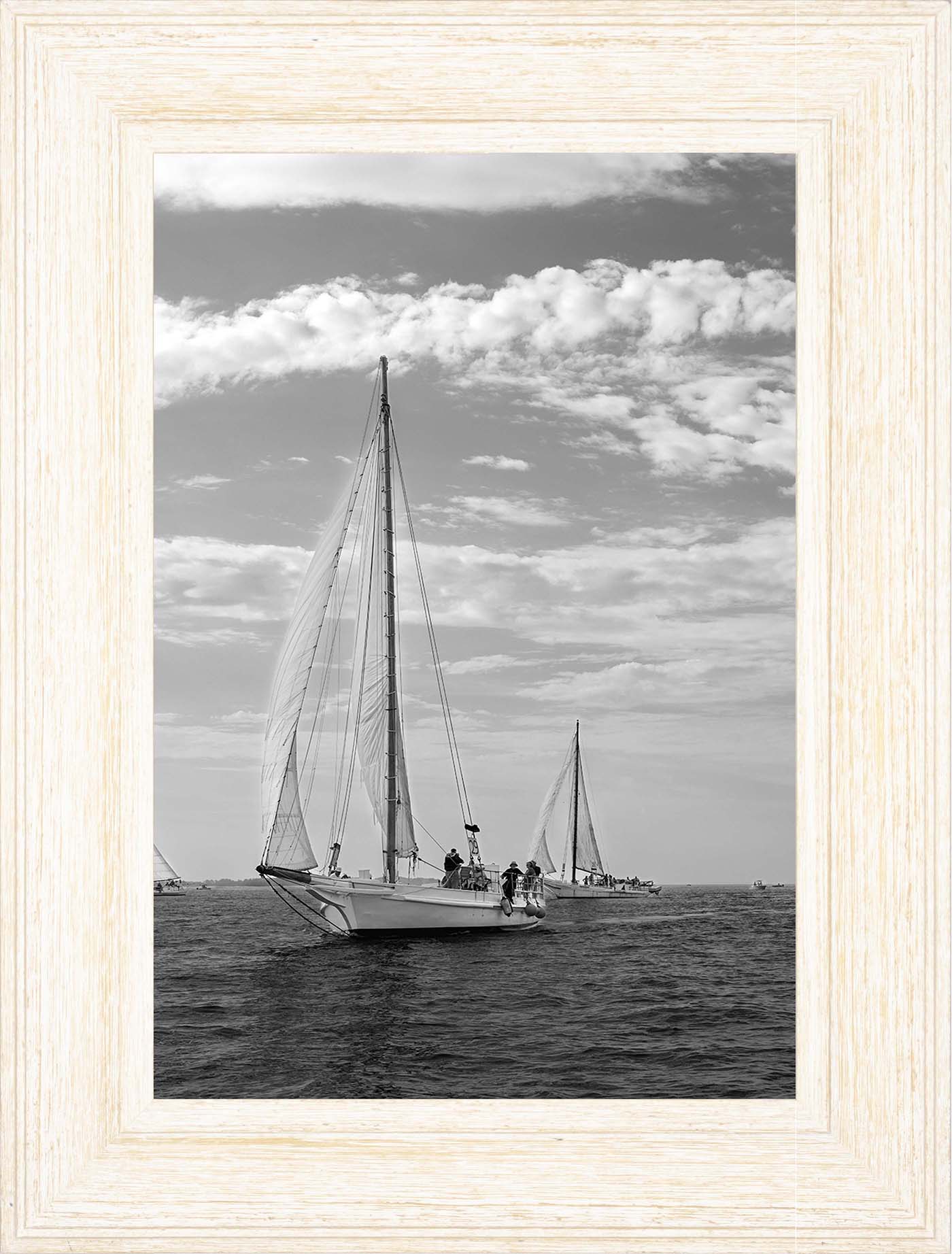 2023 Deal Island Skipjack Races - The Rebecca T Ruark Leading the Kathryn