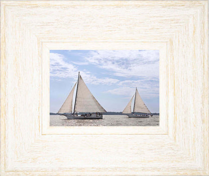 2023 Deal Island Skipjack Races - The Somerset Leads the Ida May -- Digital Print