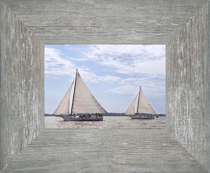 2023 Deal Island Skipjack Races - The Somerset Leads the Ida May -- Digital Print