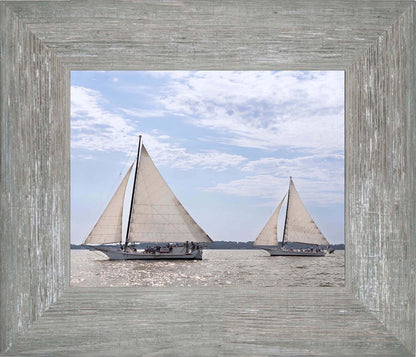 2023 Deal Island Skipjack Races - The Somerset Leads the Ida May -- Digital Print