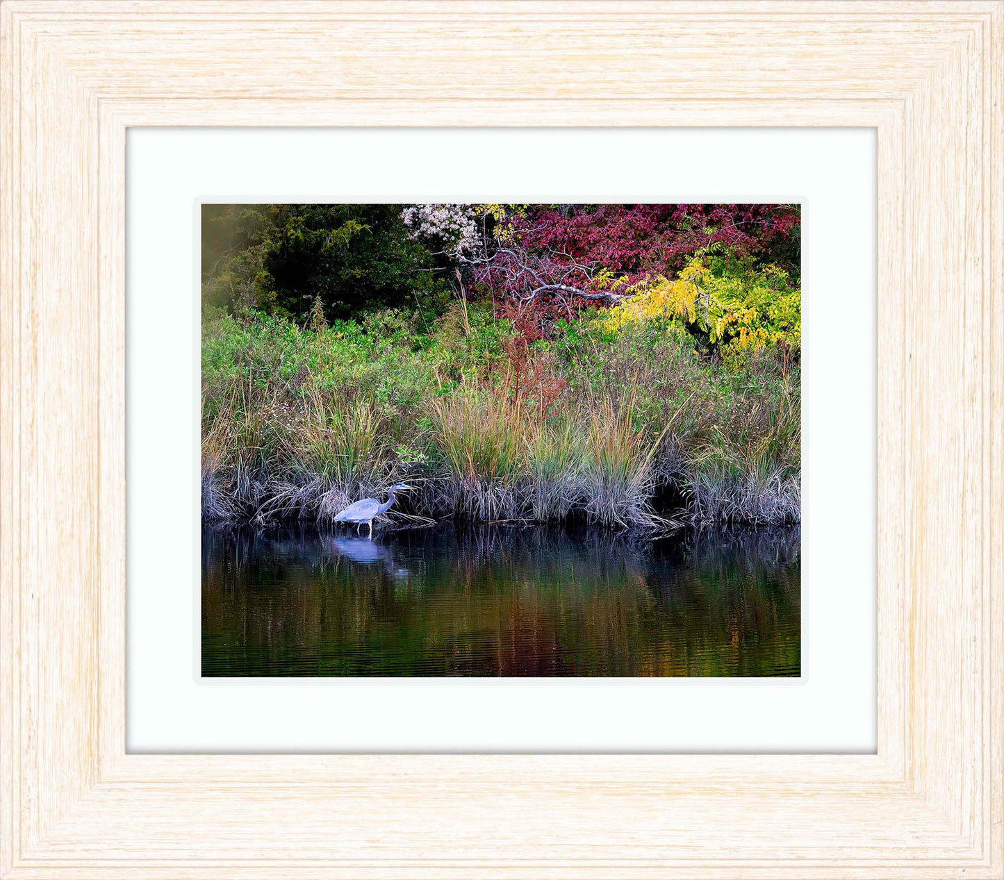 Cadle Creek Heron (Landscape) -- Digital Print