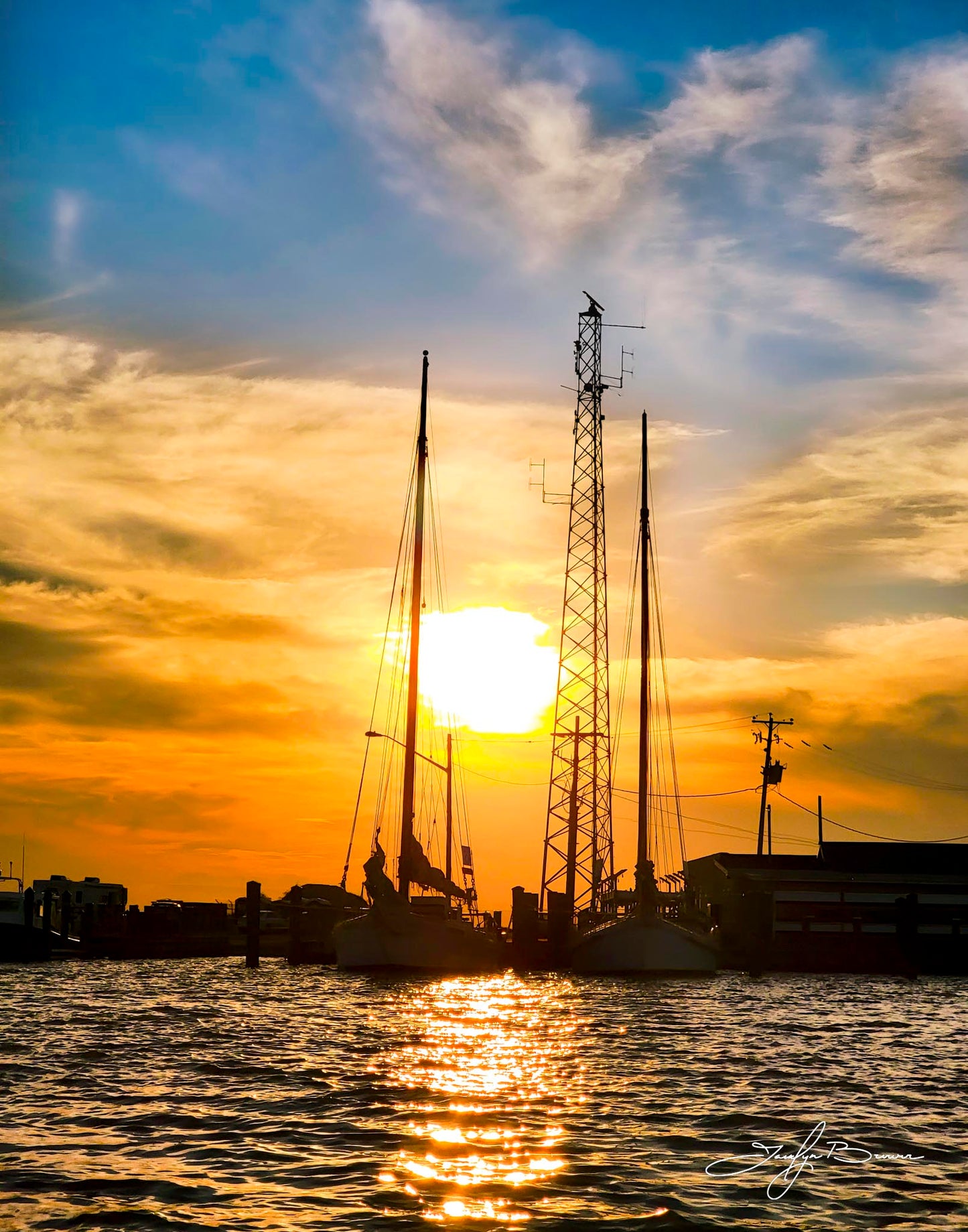 Deal Island Harbor Sunset