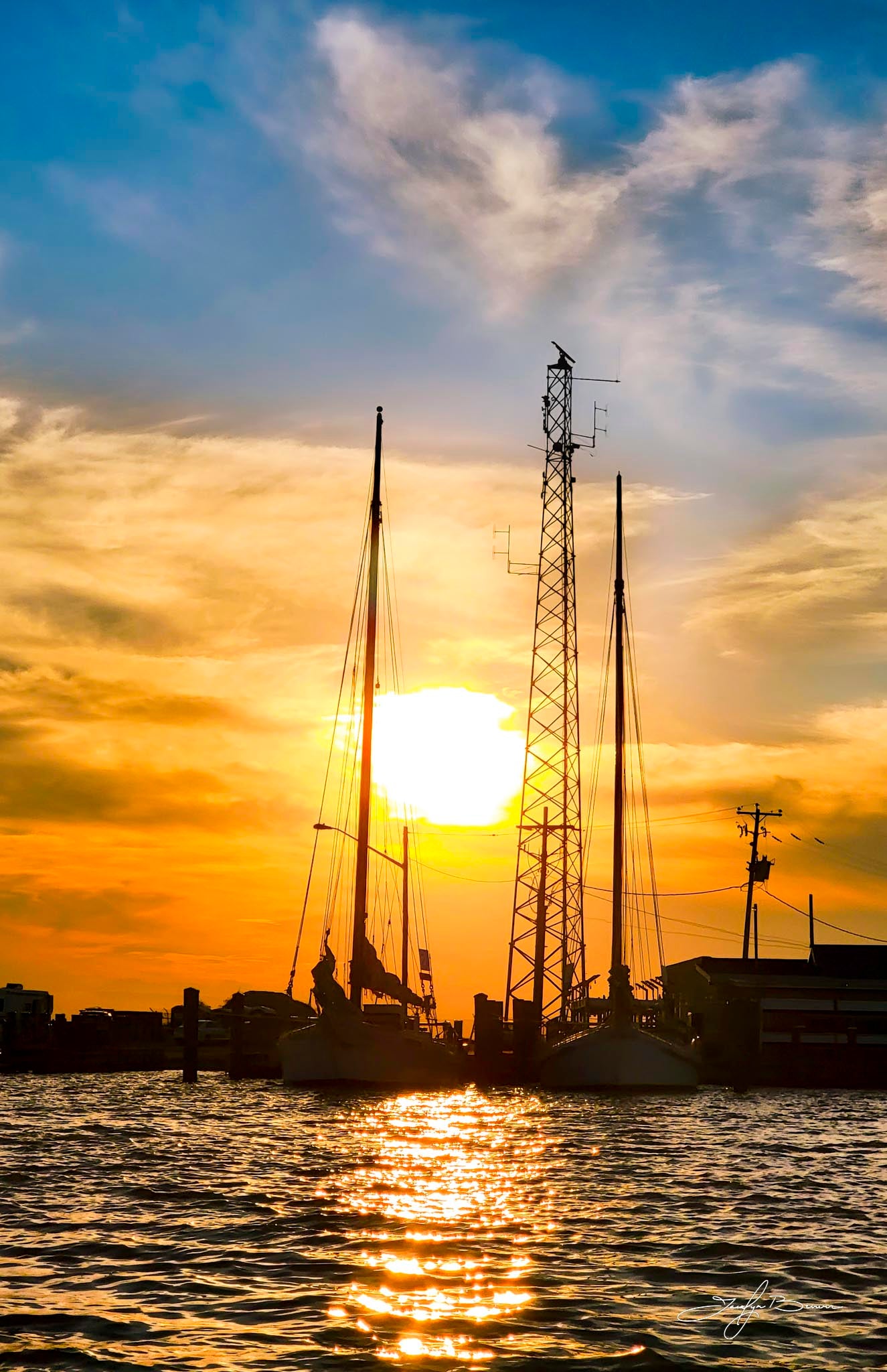 Deal Island Harbor Sunset