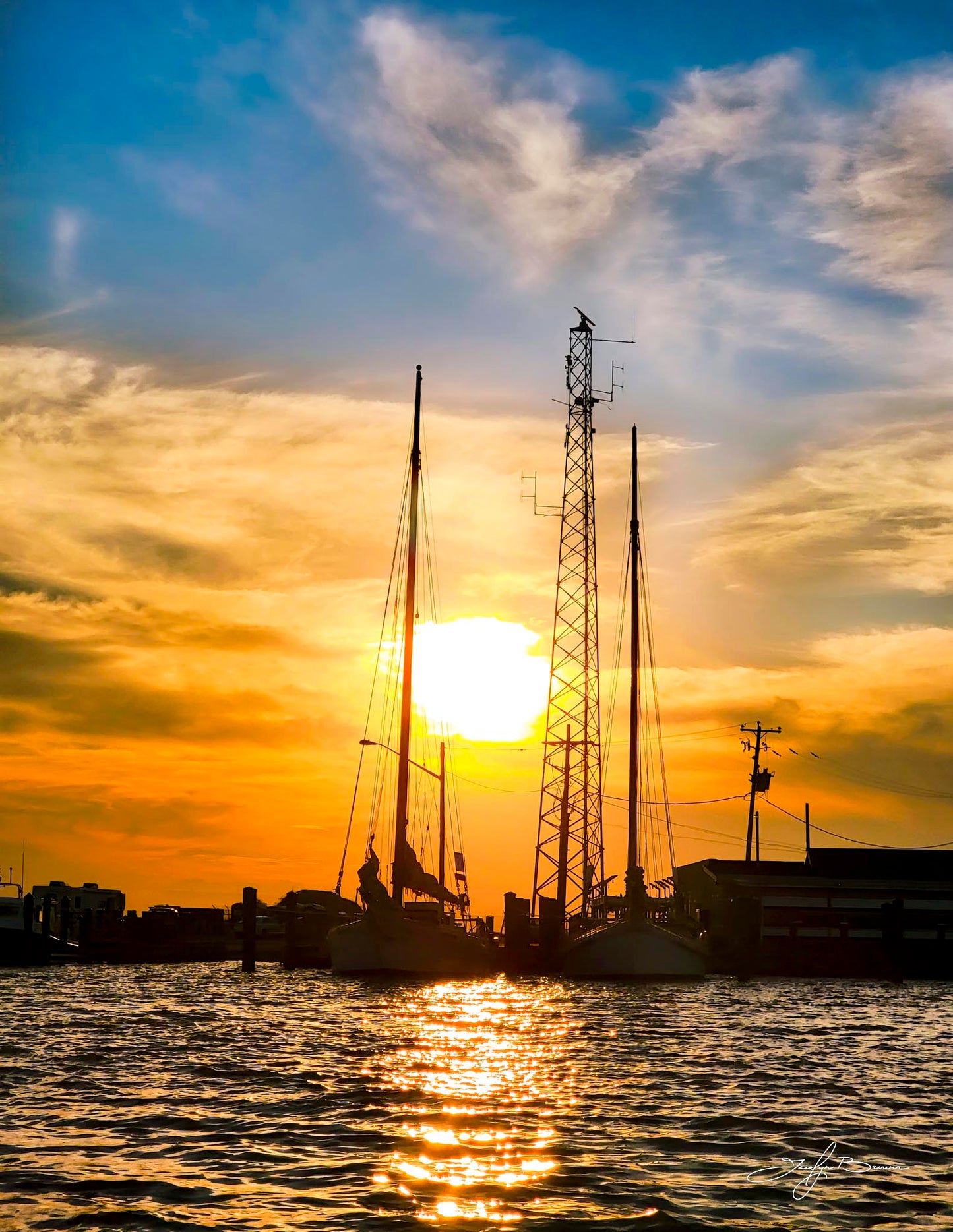 Deal Island Harbor Sunset