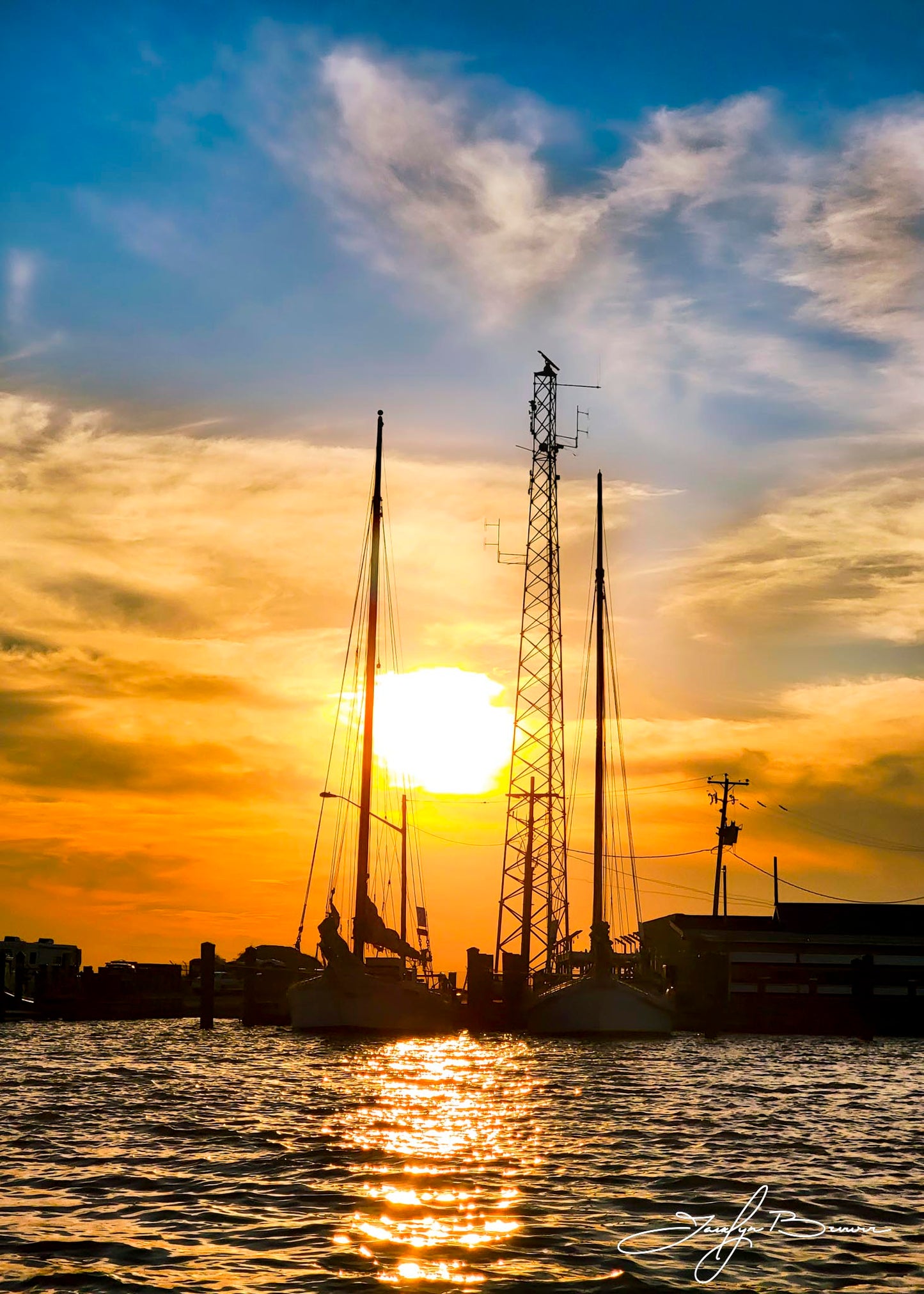 Deal Island Harbor Sunset