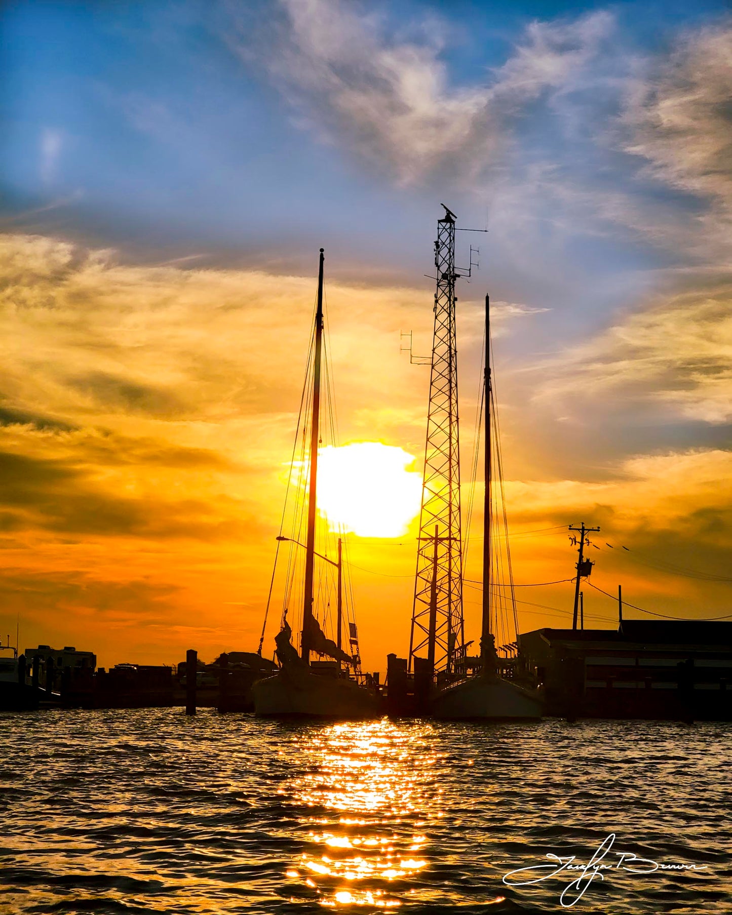 Deal Island Harbor Sunset