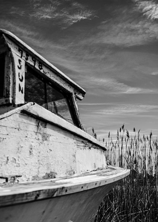 Distressed Workboat -- Digital Print